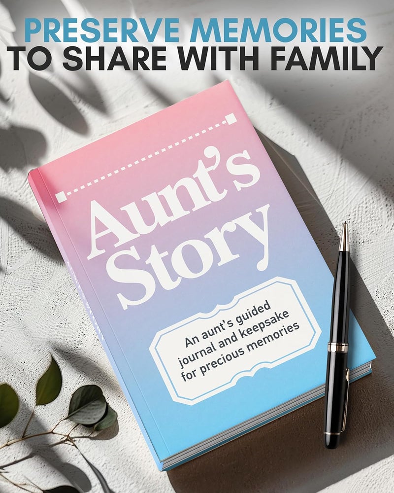 Coco & Lan Aunt's Story Journal: A Meaningful Keepsake for Aunt to Share Her Life Journey and Memories, Book Includes 250+ Prompt Questions, Sentimental Gifts Idea for Mother's Day, Birthday, Christmas - Image 5